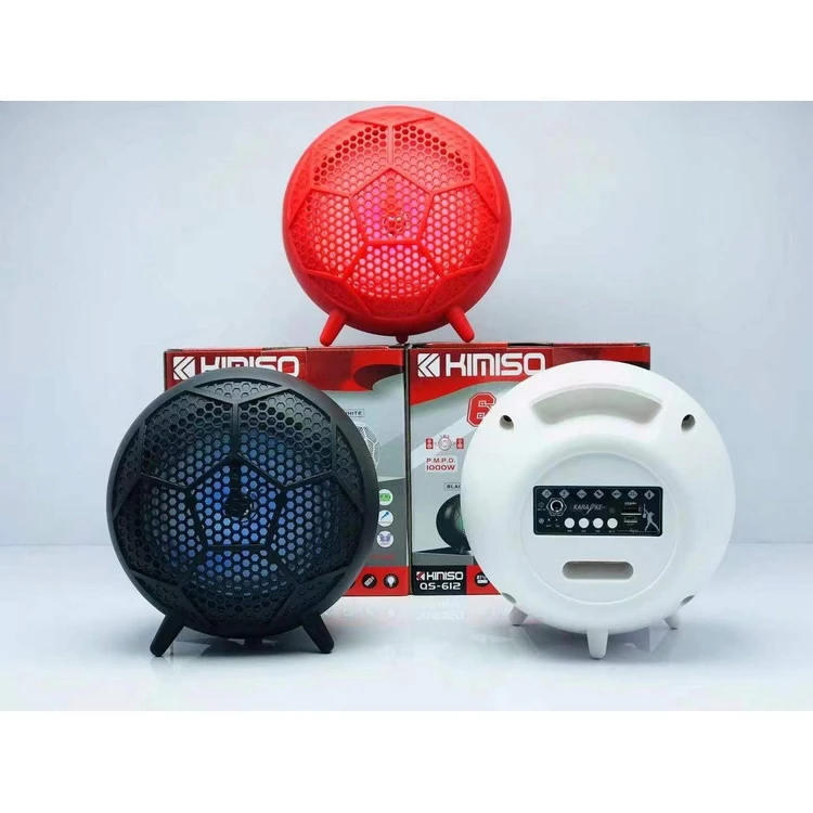 

QS-612 Best Selling Speaker Box KIMISO 6.5inch Small Good Quality Speaker With Cool Light