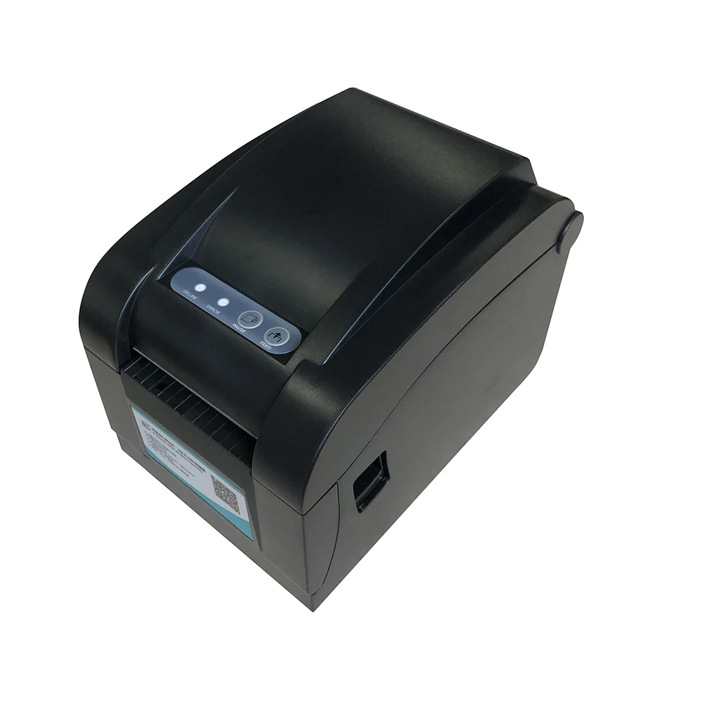 

High quality 80mm adhesive sticker thermal receipt barcode shipping label printer 350b, Black