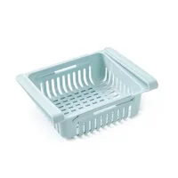 

Drain drawer design retractable refrigerator storage basket home use kitchen storage organizer fridge plastic food containers
