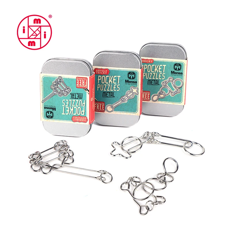 prince Partial Sometimes Mensa 24pcs Of Keychain Metal Puzzle Metal Jigsaw Puzzle Iq Puzzle In Tin  Box Iq1028 - Buy Metal Puzzle,Metal Iq Puzzle,Keychain Metal Puzzle Product  on Alibaba.com