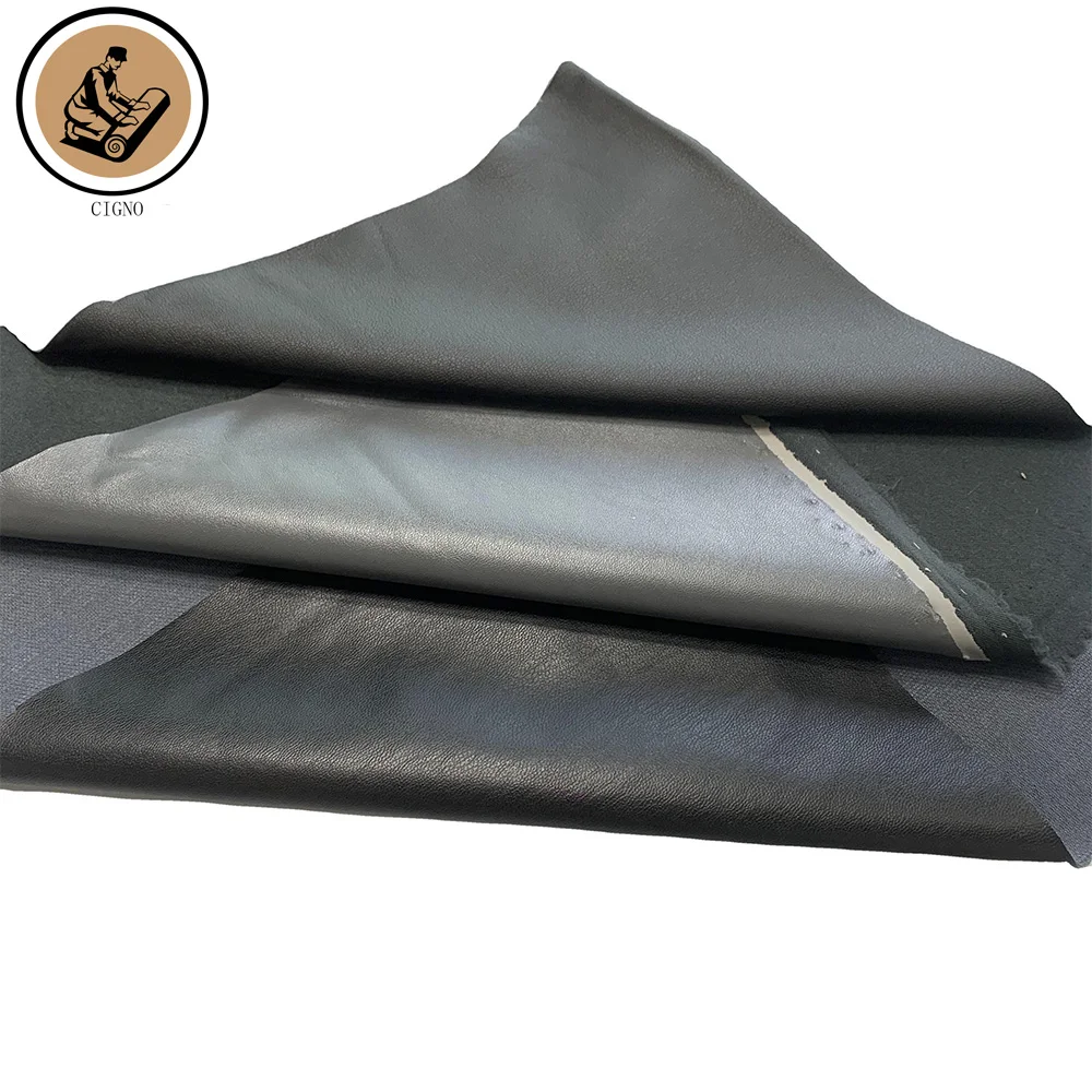 Wholesale Eco-friendly PU Synthetic Leather Rolls Vegan Leather Materials for Garments and Shoes Faux Leather Fabric