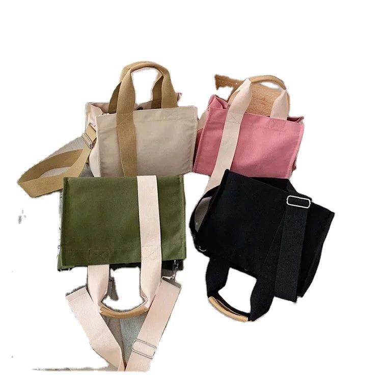 

New fashion design canvas should bag high-capacity students bag canvas makeup bag, Custom made