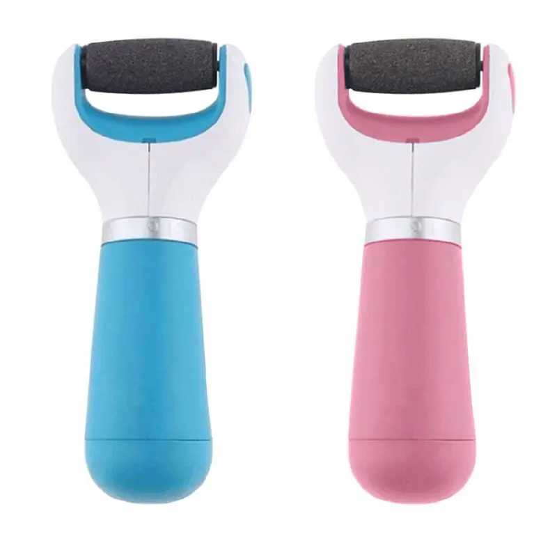 

New 360 degree rotation Portable Usb rechargeable Electric Foot Grinding File Pedicure Callus Skin Remover Foot Grinder, Pink/blue