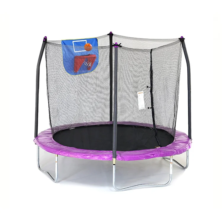 

Sundow Unisex Professional Round 10Ft Jumping Trampoline With Basketball Hoop, Customized color