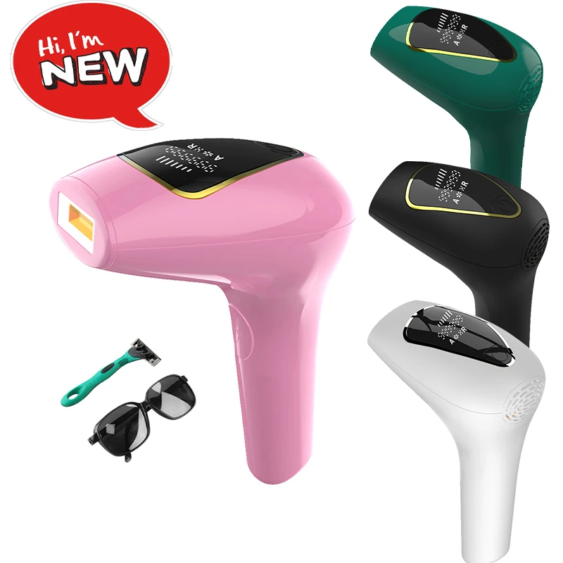 

Wireless ipl hair removal cooling laser ipl opt shr hair removal machine price hair & scar removal, White pink green dark green