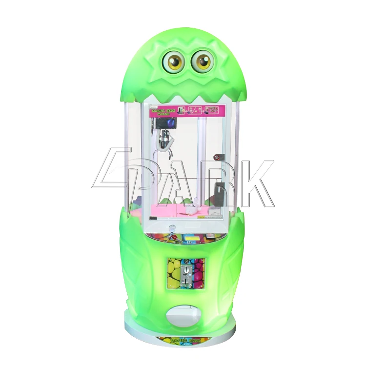 

Super market coin operated doll claw arcade machine for children play prize out vending machine