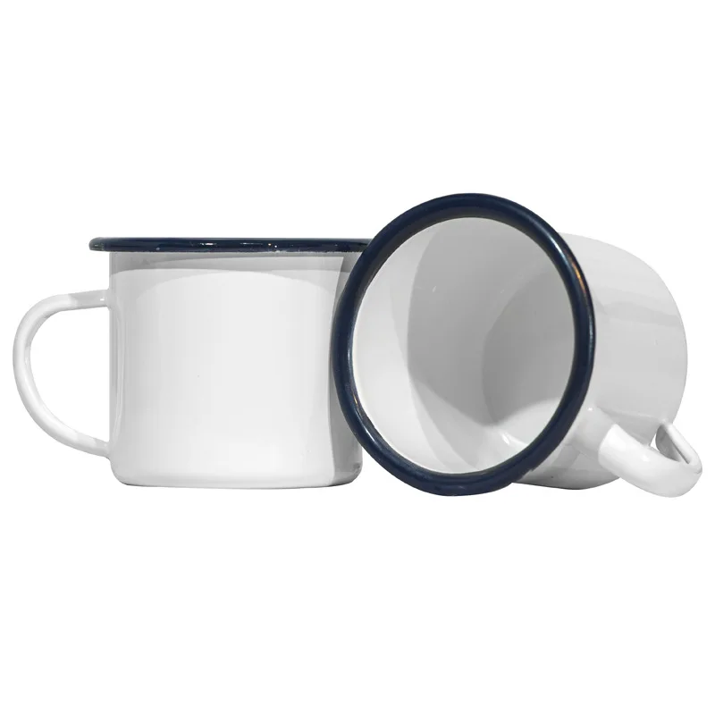 

High Quality Metal White Plain Sublimation Blank Enamel Coffee Mug