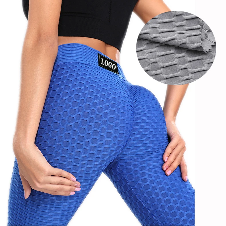 

Wholesale High Waist Fitness Yoga Pants Scrunch Textured Tiktok Womens Leggings Plus Size, 13colours