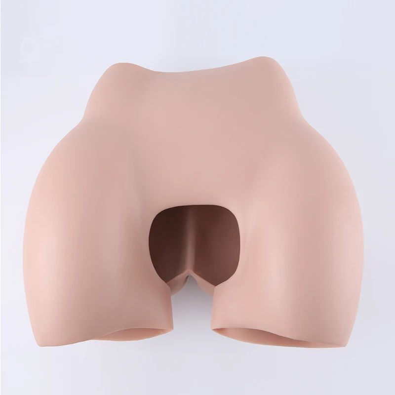 

Plus Size Full Silicone Panty Buttock Hips Body Shaper Enhancer Padded Push Up Panty, Skin