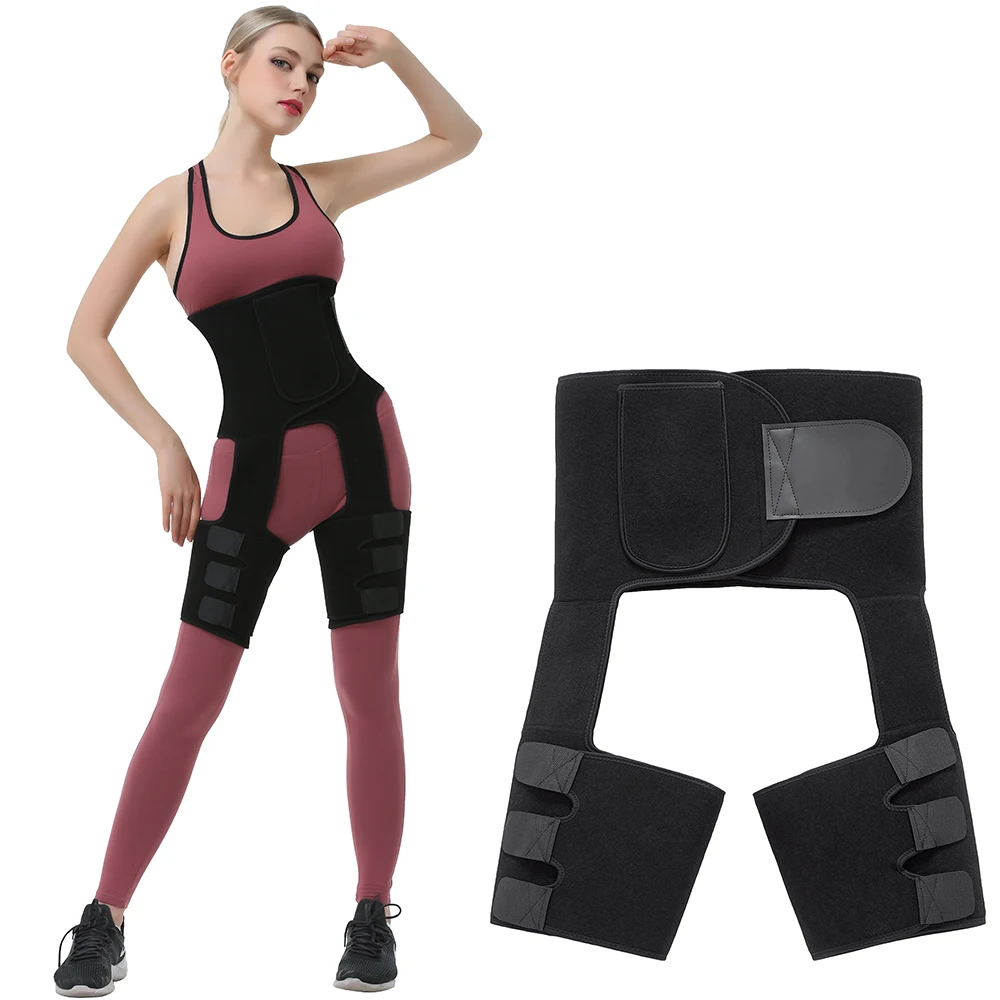 

Tummy Control Shapewear Women Body Shaper Slimming Belt Neoprene Timmer 3 in 1 Thigh And Waist Trainer, Black / orange / pink trimmer belt