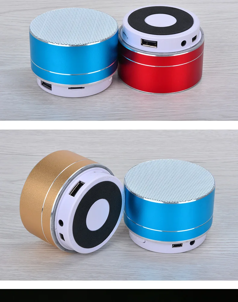 HD Sound Metal Bass Blue tooth Speaker Portable Stereo Wireless Speaker for iPhone - ANKUX.COM