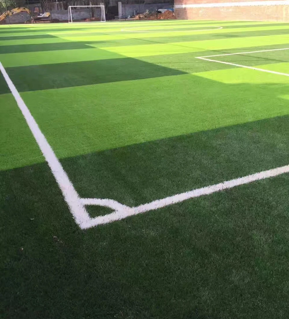 

ENOCH Outdoor 50 mm High Density synthetic grass artificial lawn for football soccer field, Dark green /light green