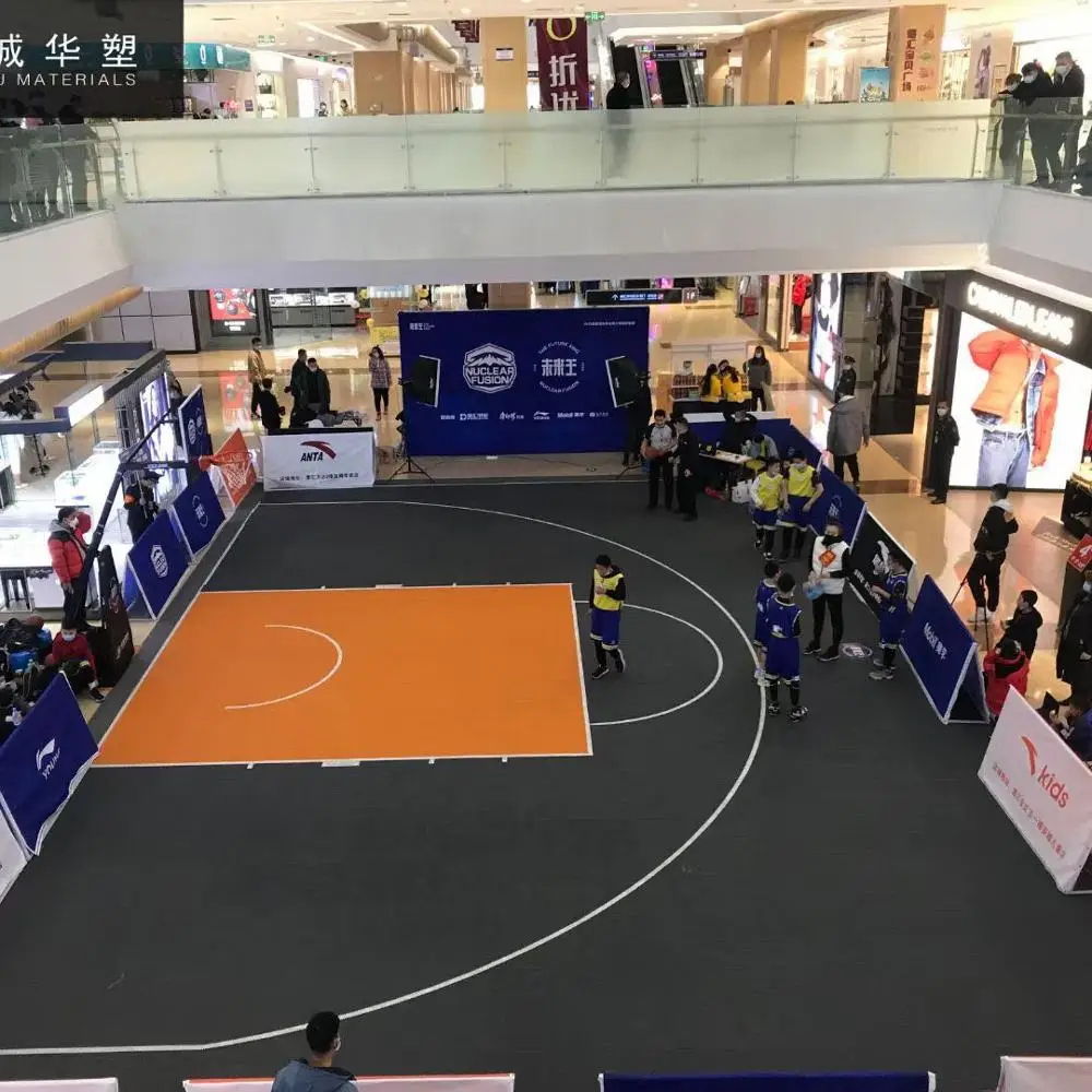 

high quality nonslip portable outdoor soundproof pp interlocking 3x3 basketball court flooring mat prices for sale