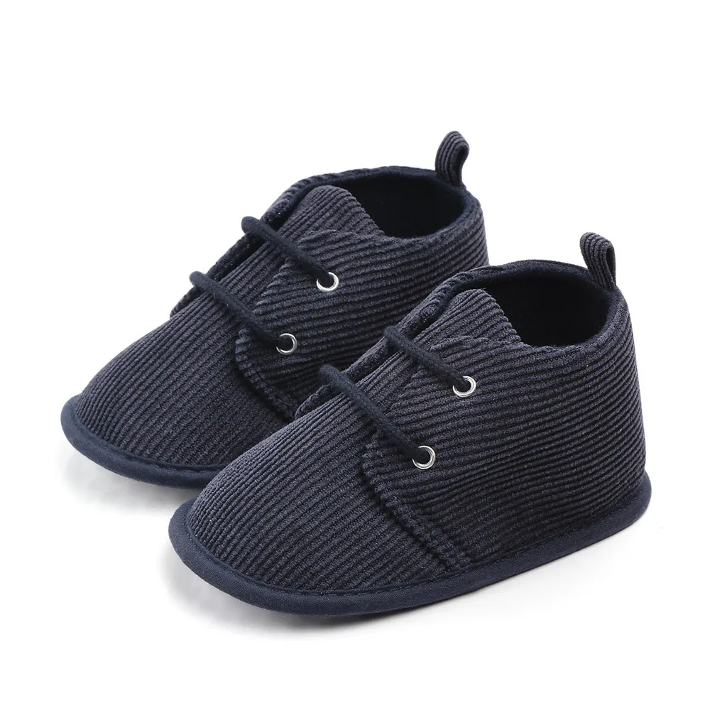 

Fast Dispatch Spring Autumn Casual Corduroy Upper Baby Boy Shoes Toddler First Walker Shoes, Black/grey/khaki