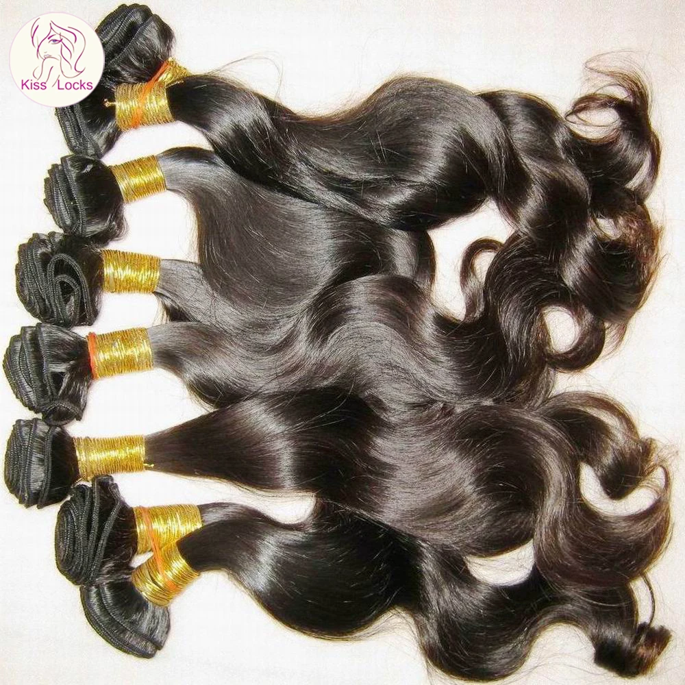 

Luxury southeast 100% asian Filipino human hair cuticle aligned unprocessed natural color body wave package deals