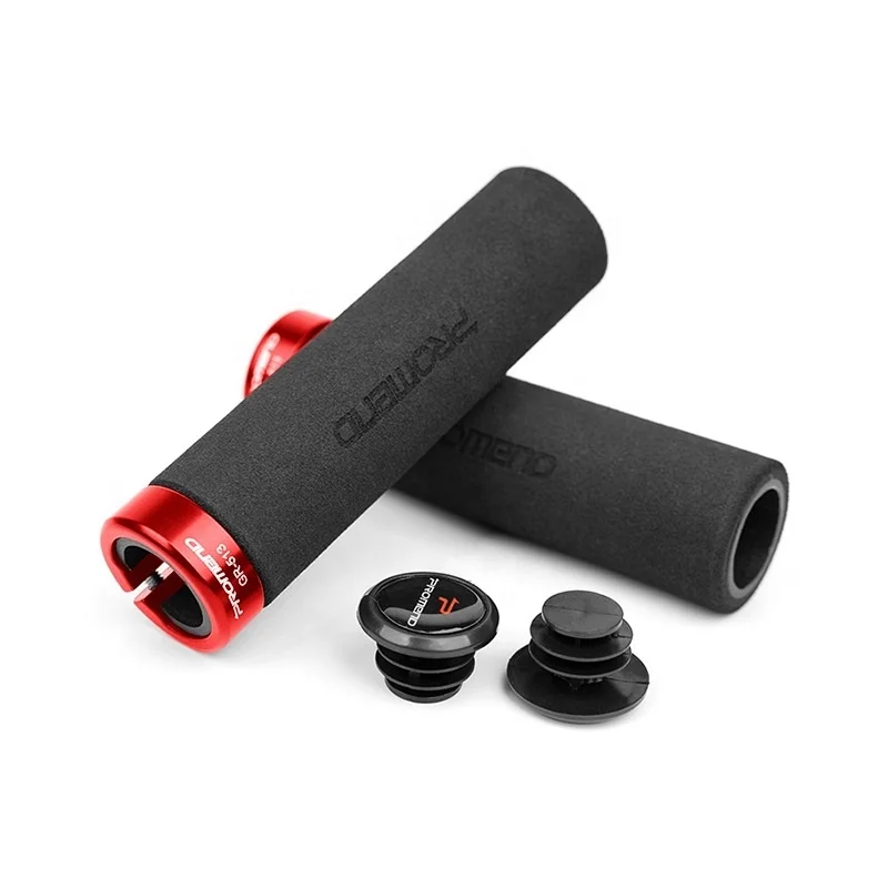 

Stylish Handlebar Grips for Bicycle Comfortable Sweat-absorption Soft Sponge Bike Hand Grip Handlebar, Black red