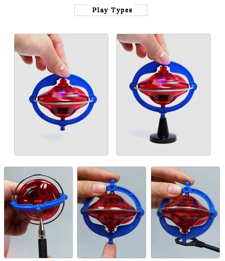 Baby Kids Best Toys Educational Creative Magic Plastic Flash Music Ufo