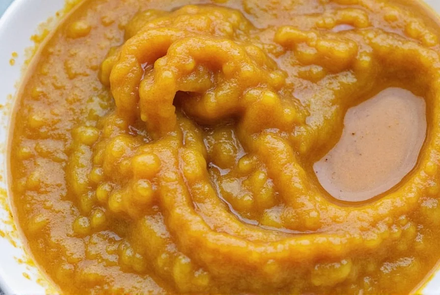 Making Peruvian yellow pepper sauce at home