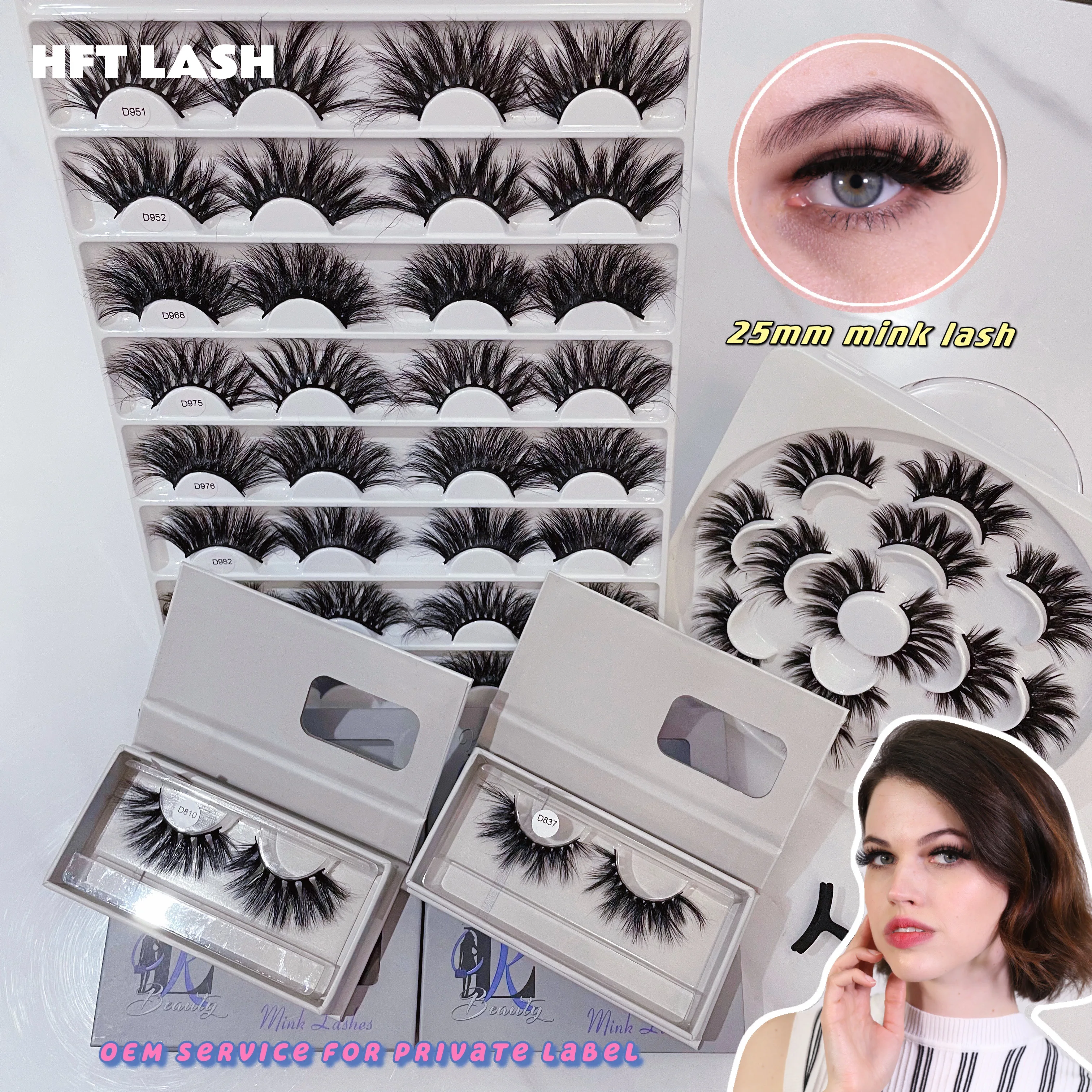 

Wholesale Vendor Private Label Mink Eyelashes with Case Lash Box Packaging Beauty Supply Full Strip Eyelashes