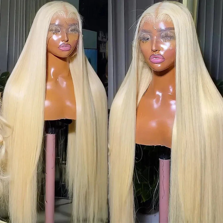 613 Hd Lace Frontal Wig 13x4 Blonde Lace Front Wig Human Hair 30 Inch Honey Blond Bone Straight Human Hair Wigs for Black Women