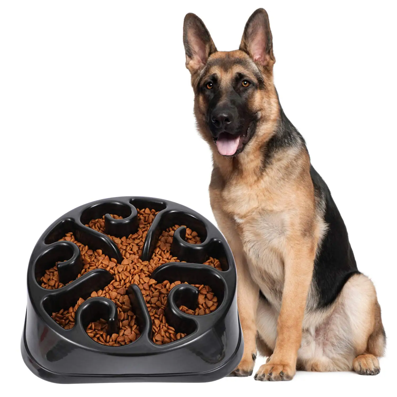 

New Design Selling Best Pet BPA-Free Slow Feeder Dog Bowl-Dog Bowl Slow Feeder Large Bowl On Sale