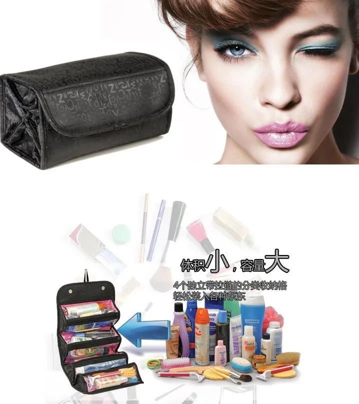 

Roll-N-Go Cosmetic Bag Large-capacity Multifunctional Storage Bag