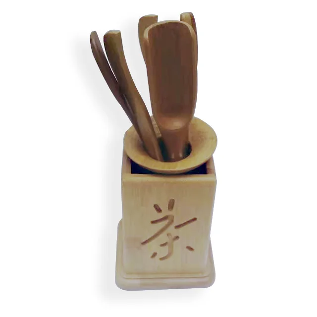 

Accept custom chinese tea set utensils porcelain tea set bamboo accessories