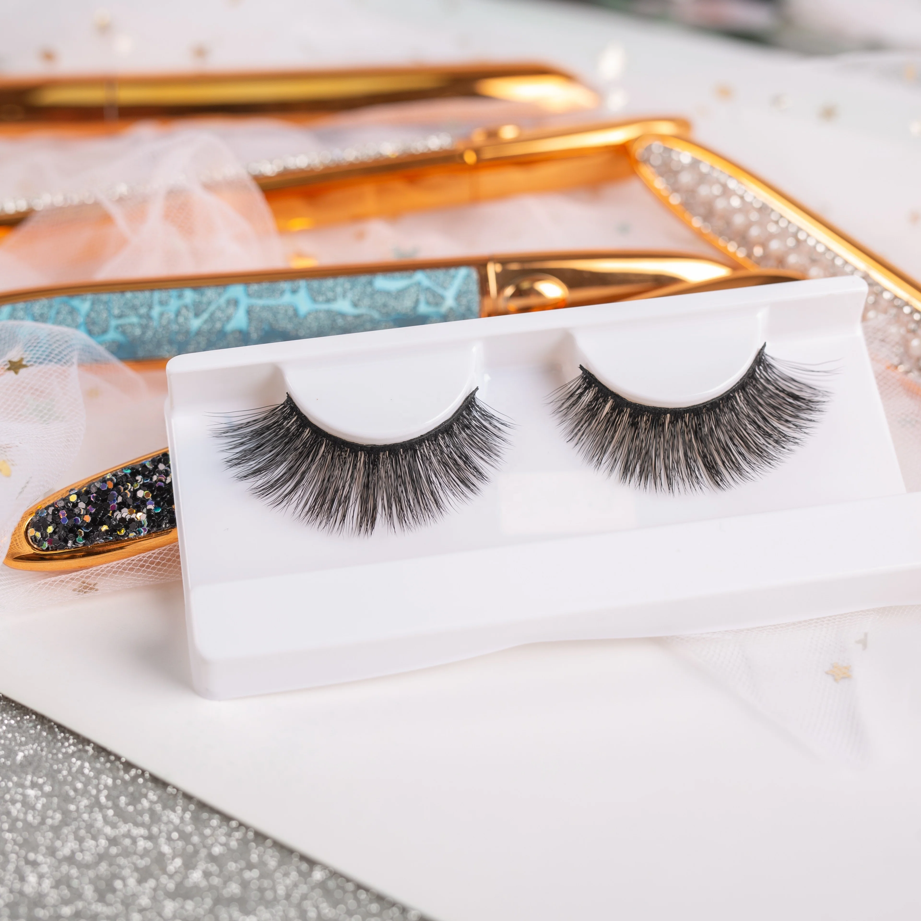 

Hot Selling Top Quality Fluffy Wholesale Private Vendor 3d Faux Mink Eyelash