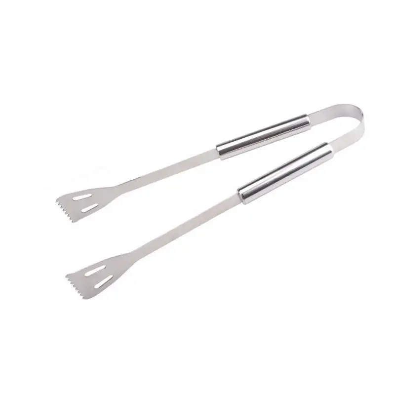 

Cheap barbecue skewer tool HOPyh new style bbq picnic tools, Silver