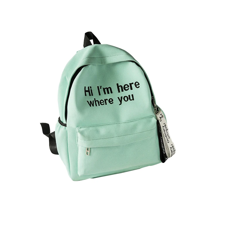 

Twinkle female college backpack Outdoor Portable Backpack Printed School Bag For Student