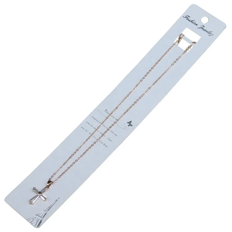 

Jewelry Display Cards Necklace Card DIY Handmade Jewelry Holder Stand necklace Packaging Paper Card, Customized color