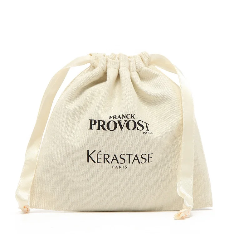 

Custom Cotton Drawstring Pouch Bags Reusable Eco Friendly Blank Small Organic Cotton Drawstring Bag with Logo, White or customized color