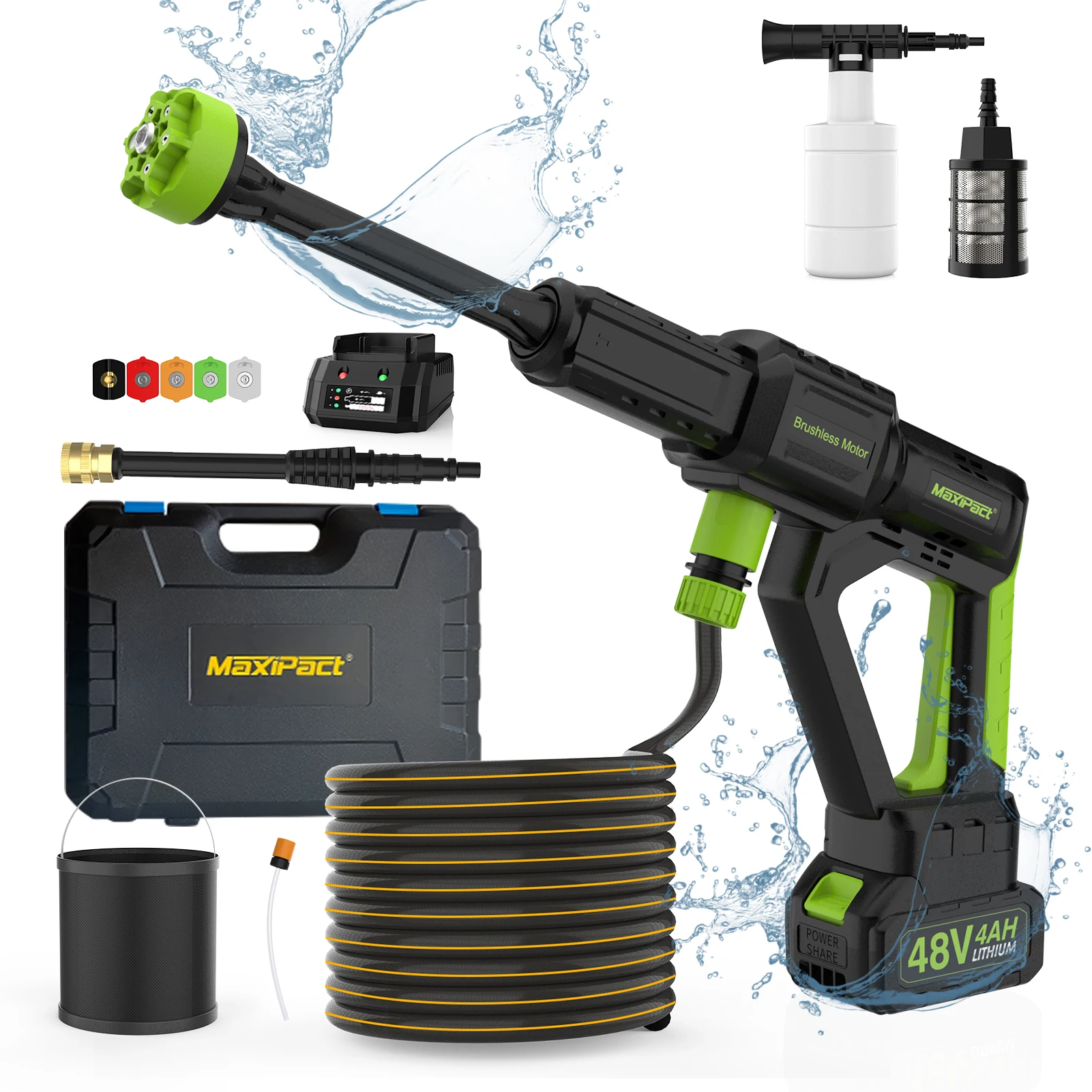 

MaxiPact High pressure washer japan gun pressure washer automatic car wash machine hidrolavadora portatil