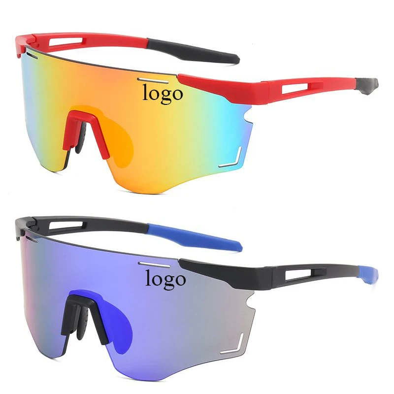 

LBAshades 20952 Windproof bicycle sunglasses outdoor sport cycling sunglasses custom sport shades mirror color sunglasses