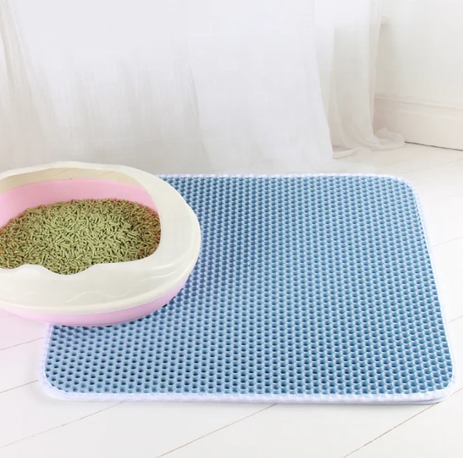 

Hot sale double-layer waterproof EVA pet cat litter mat