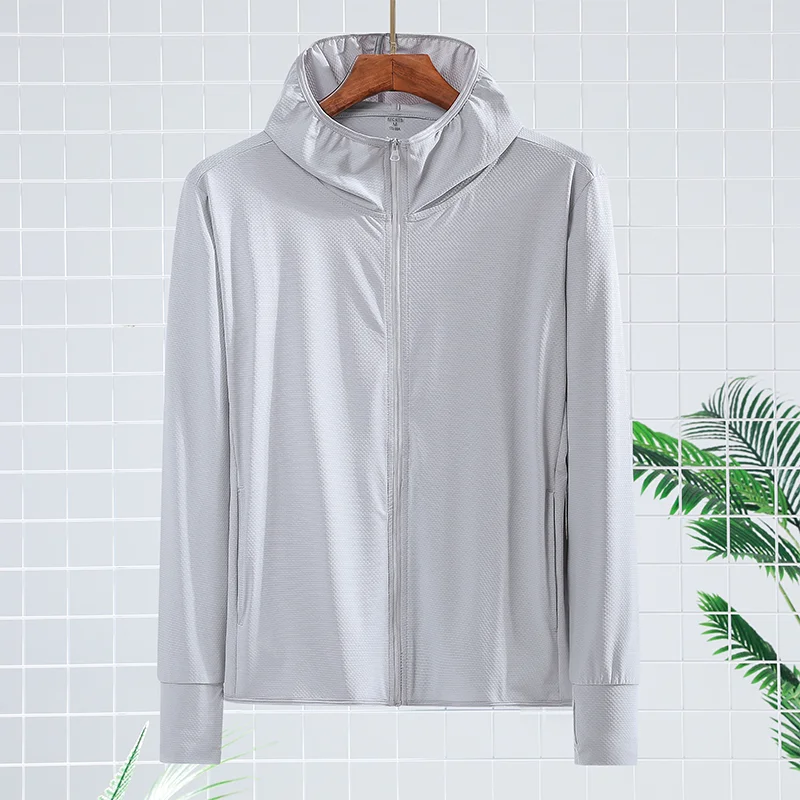 

Men and Women UV UPF 50+ Sun Protection Hoodie Zip Up Long Sleeve Hiking Hooded Jacket Outdoor Performance Shirt
