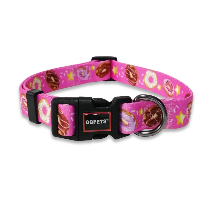 

All seasons customized logo on label polyester dog collar wholesale, Pantone, as your design