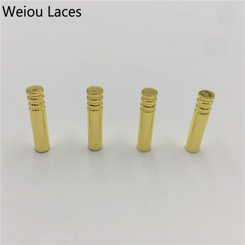 

Weiou Durable Color Metal Tips Shoe Aglets Seamless Design For Hoodie Cord DIY Replacement Funky Dropshipping Premium Products, Gold