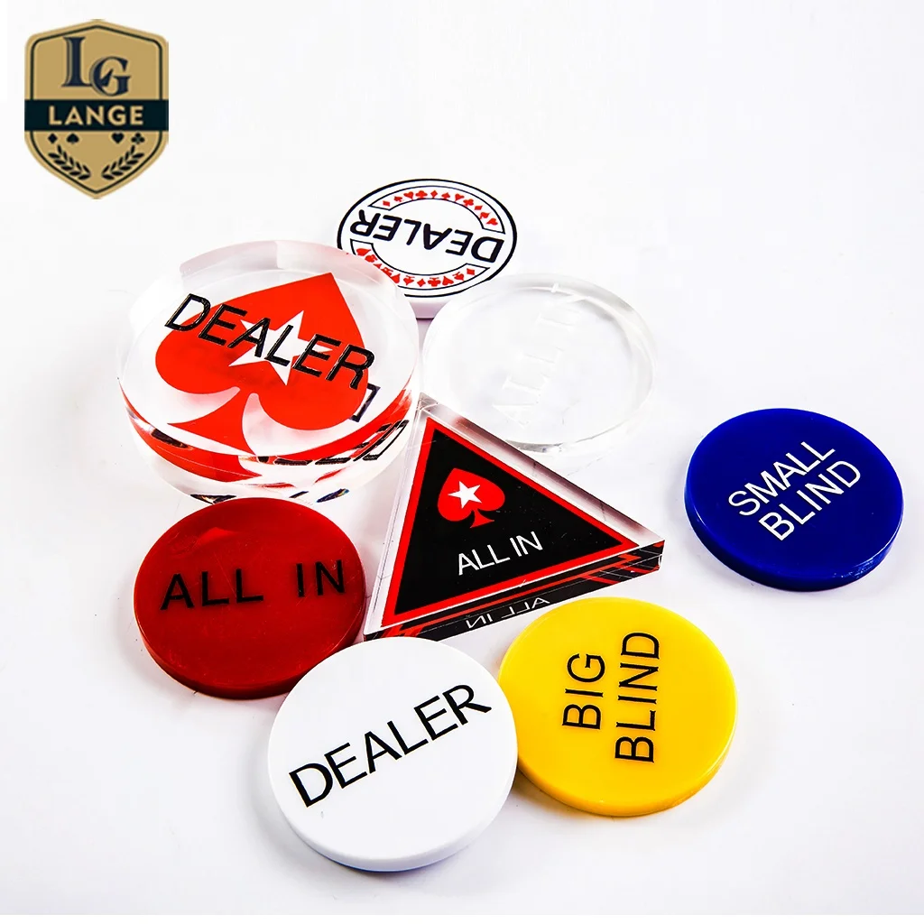 

Professional Casino Texas Hold'em Big Small Blind Dealer Poker Button, Picture