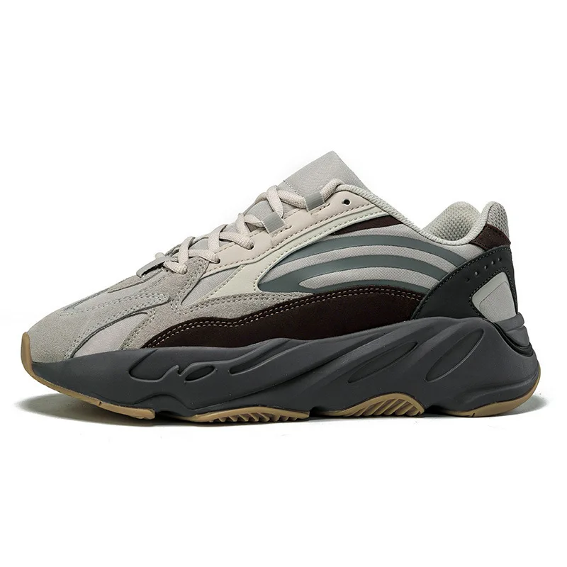 

High quality real popcorn coconut 700V2 couple trendy shoes old shoes, 3 colors