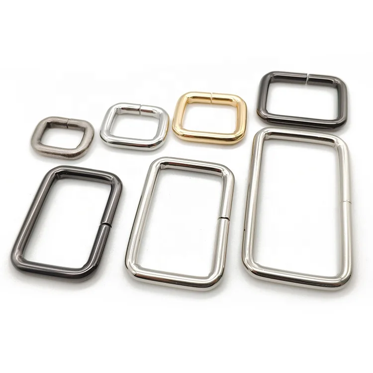 

Bag Gold Gunmetal Nickel Metal Adjustable Buckle Square Ring Buckle Rectangle Buckle for Garment Shoe Handbag Backpack, Gold/nickel/gunmetal/anti-brass/turbid nickel