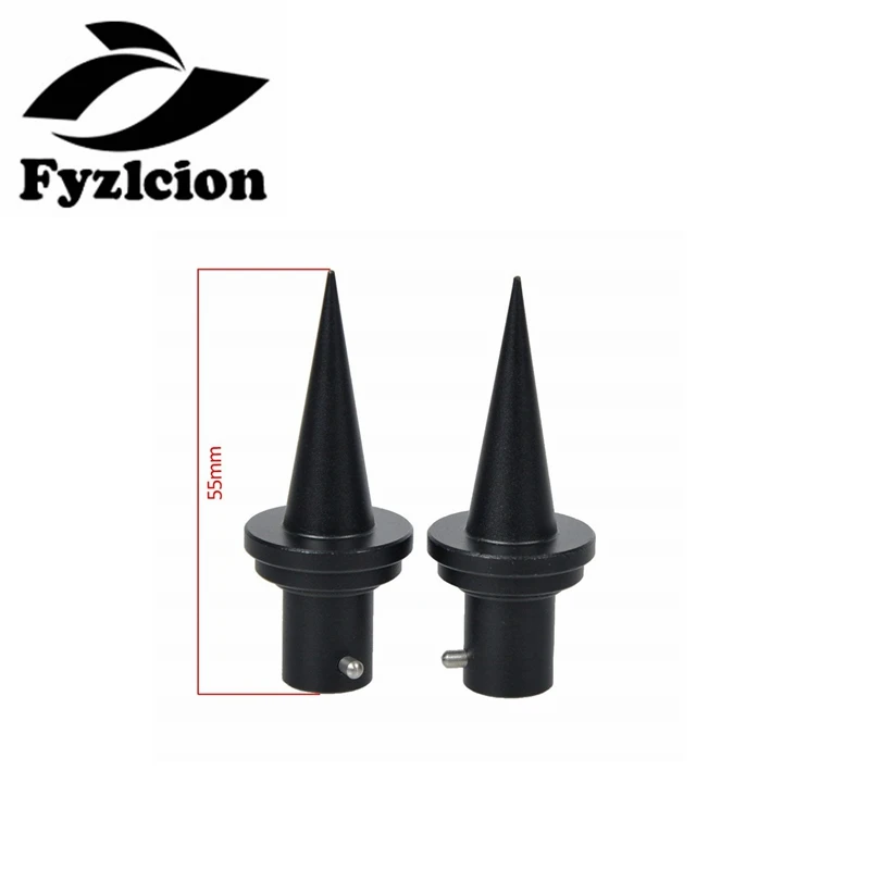 

Tactical Hunting 2Pcs Aluminum Bipod Spikes Feet Stainless Quick Install Release for V8 Bipod Gun Rifle Accessory