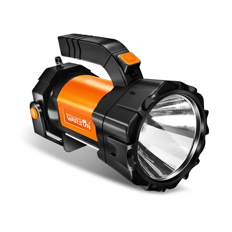 WARSUN H771Y outdoor Emergency marine spotlight rechargeable search light 1 KM handheld led cob searchlight with power bank