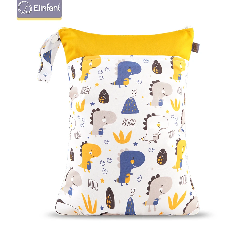 

Elinfant 1 Pc Reusable Baby Diaper Bags For Mom Multifunctional Waterproof Diaper Organizer Fashion Portable Big Capacity Mummy