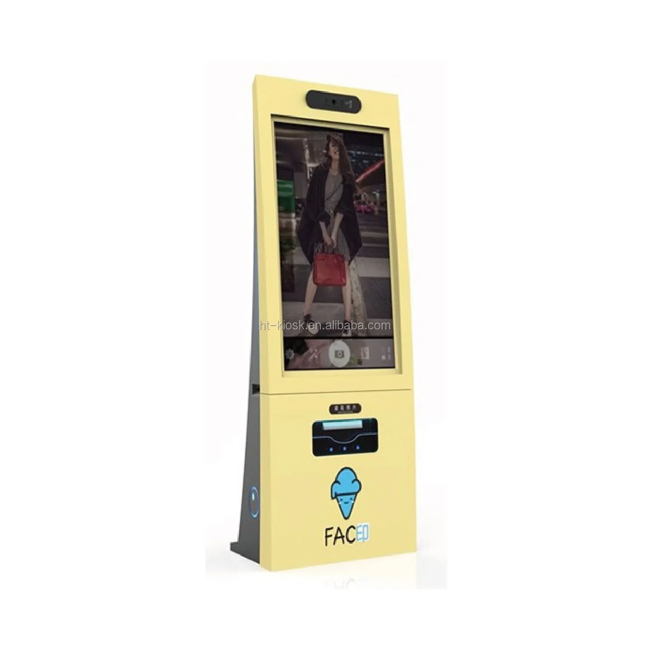 Self Photo Taking And Printing Kiosk With Big Touch Screen And Hd