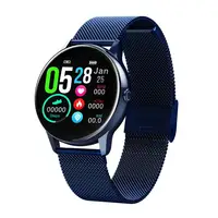 

2019 Newest DT88 1.22inch Smart Watch Female Color Screen Heart Rate Blood Pressure Oxygen Waterproof Clock running Smart watch