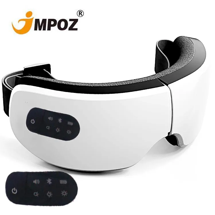 

Foldable Electric Vibration Eye Massager Hot Compress Therapy Glasses Eye Care Wrinkle Fatigue Relieve Vibration Massage Machine, White