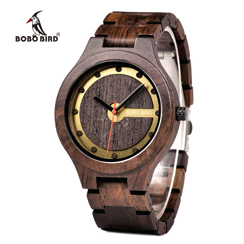 

BOBO BIRD Newest Portable Men Wood Wood Watch Luxury