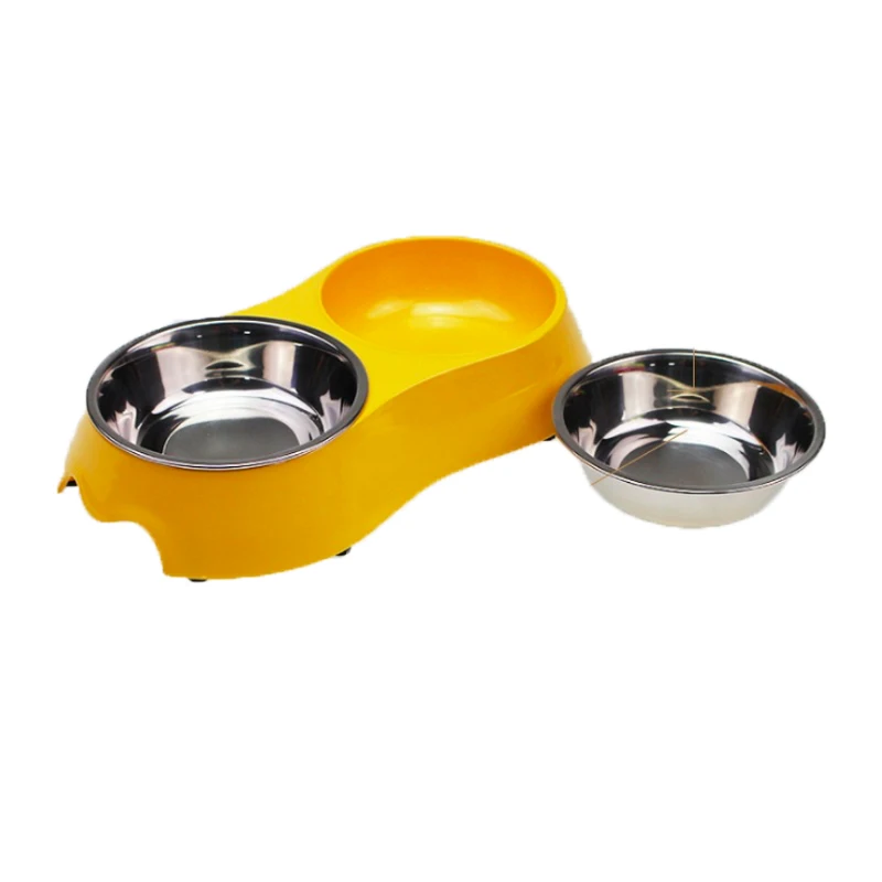 

RTS Double Food-Grade Melamine Premium Stainless Steel animal bowl