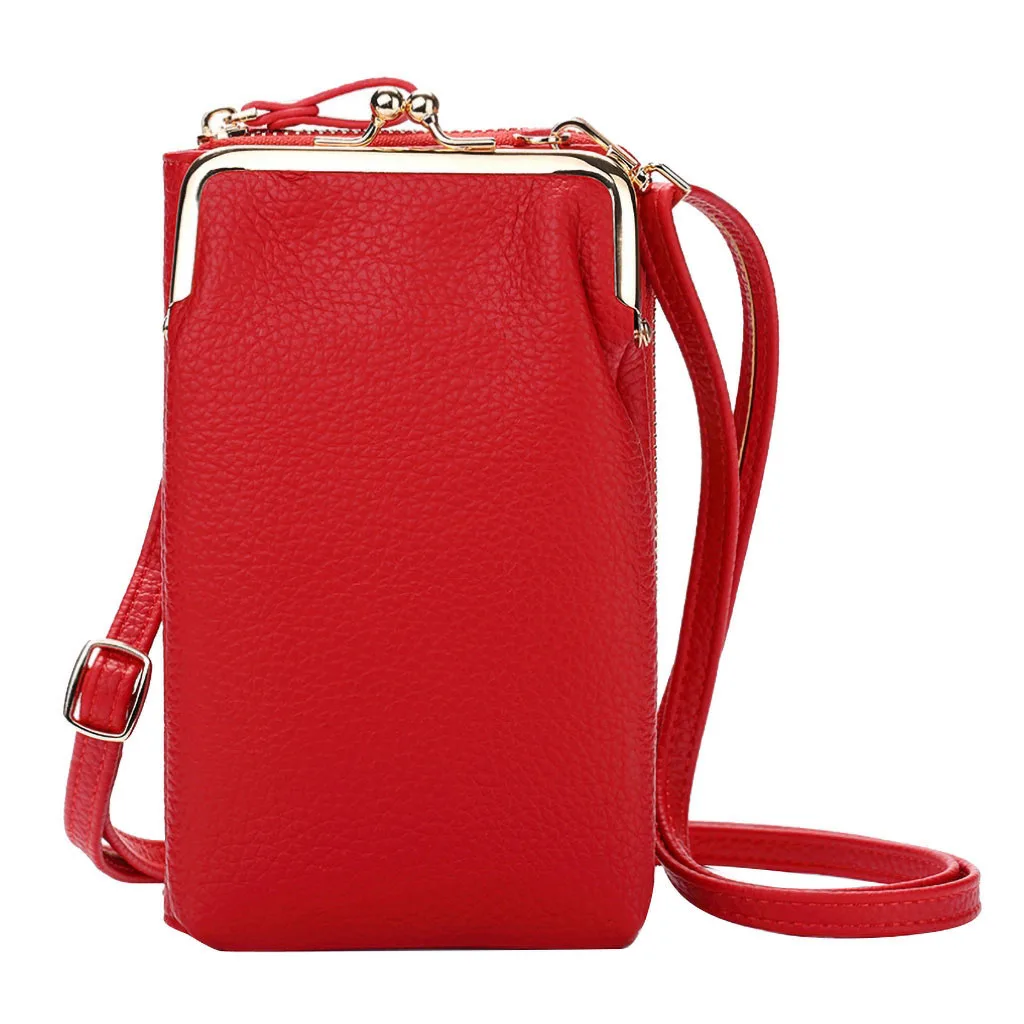 product-designer handbags Women Fashion Solid Wallet Large Capacity Mobile Phone Bag Card Slot Adjus